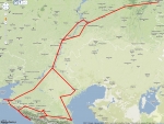 Кавказ 2009 карта